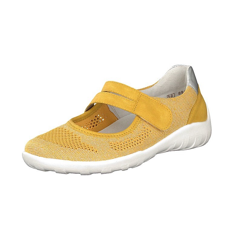 Slip On Damske - Rieker R3506-68 Žlté Topánky